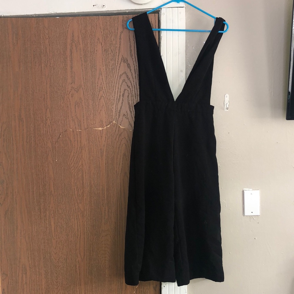 Black casual flowy overalls!